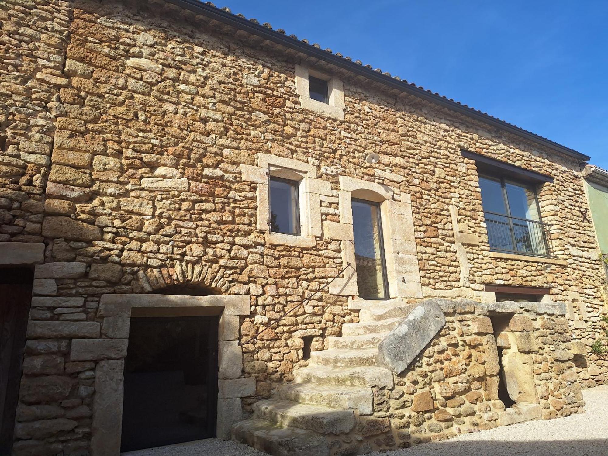 Chez Vero Chambres D'Hotes & Maison En Pierre Contemporaine Suze-la-Rousse Exterior foto