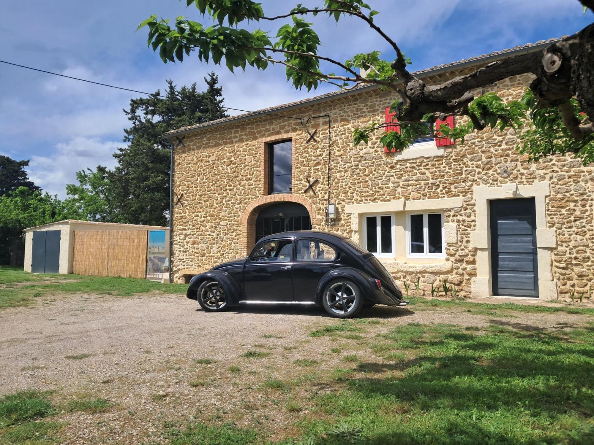 Chez Vero Chambres D'Hotes & Maison En Pierre Contemporaine Suze-la-Rousse Exterior foto